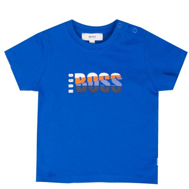 Toddler Blue Multi Logo S/s T Shirt