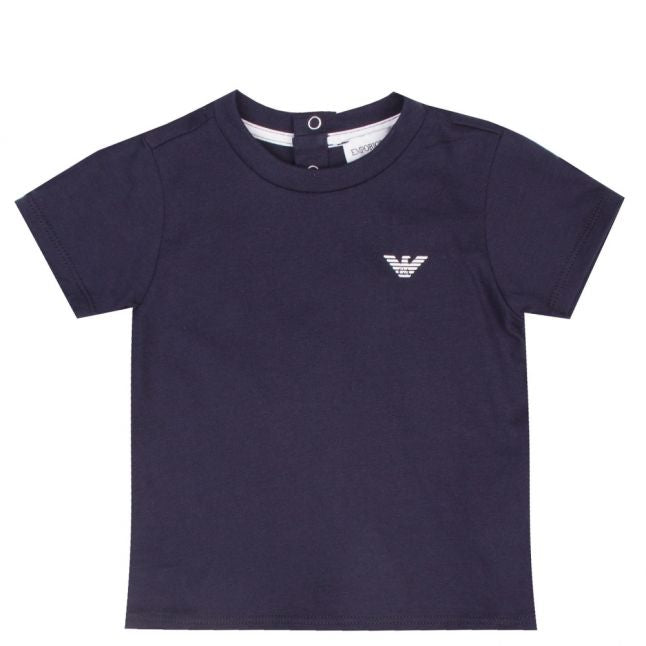 Infant Navy Basic Logo S/s T Shirt