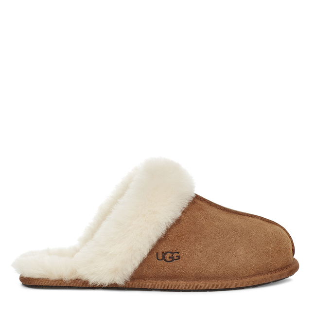 Womens UGG Chestnut Slippers Scuffette II