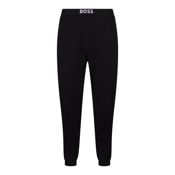 Mens Black Texture Sweat Pants