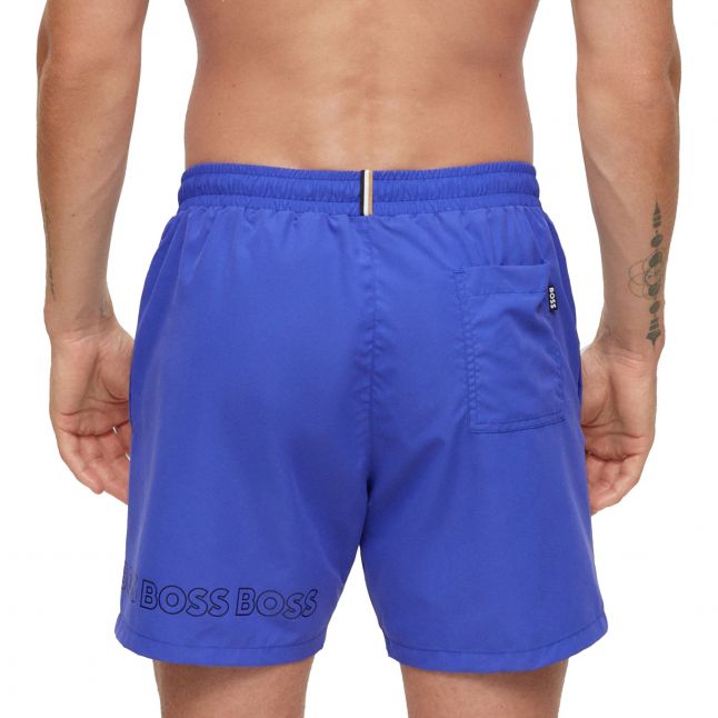 Mens Bright Blue Dolphin Swim Shorts