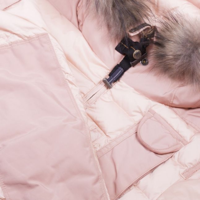 Womens Powder Pink Skimaster Hooded Jacket