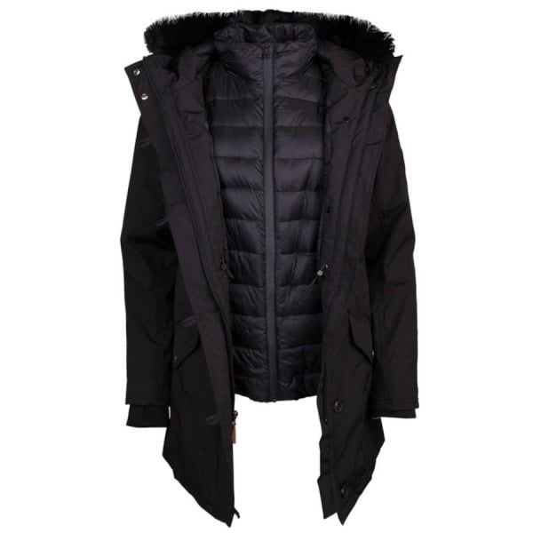 Womens Black Adirondack Parka