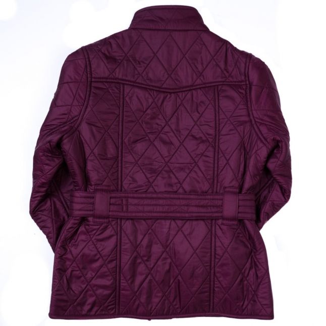 Girls Merlot International Quilted Jacket