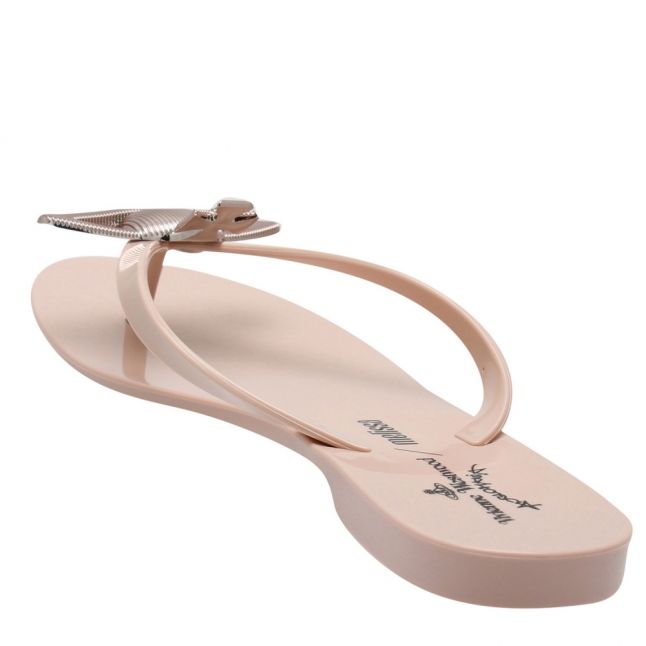 Vivienne Westwood Womens Blush Orb Harmonic Orb Flip Flops