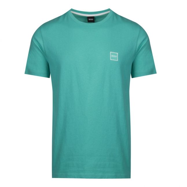 Casual Mens Bright Green Tales S/s T Shirt