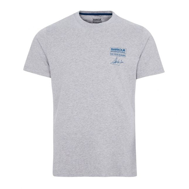 Mens Grey Marl Signature S/s T Shirt