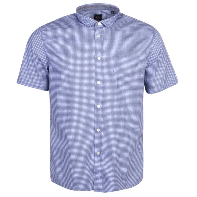 Casual Mens Dark Blue Erumba S/s Shirt