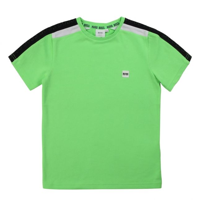 Boys Green Small Patch S/s T Shirt