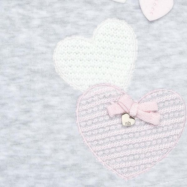 Baby Rose Soft Heart Babygrow