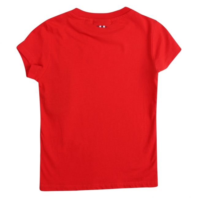 Boys Bright Red Seri S/s T Shirt