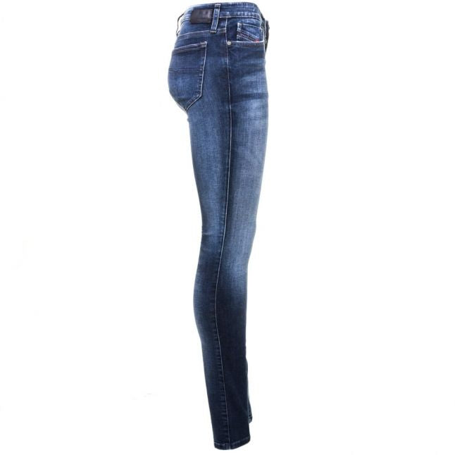 Womens Blue Wash Skinzee Super Skinny Fit Jeans