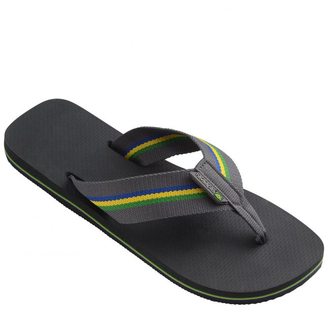 Mens New Graphite Urban Brasil Flip Flops