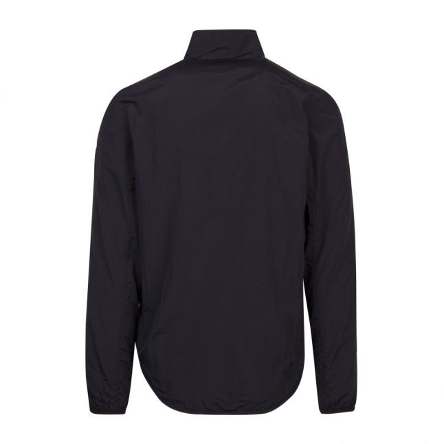 Mens Navy Garment Dyed Overshirt