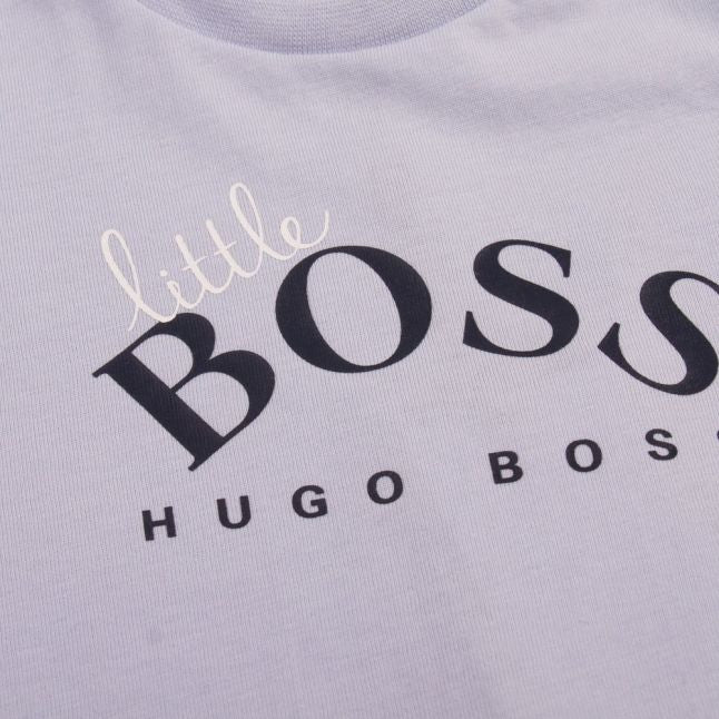 Baby Pale Blue Little Boss S/s T Shirt