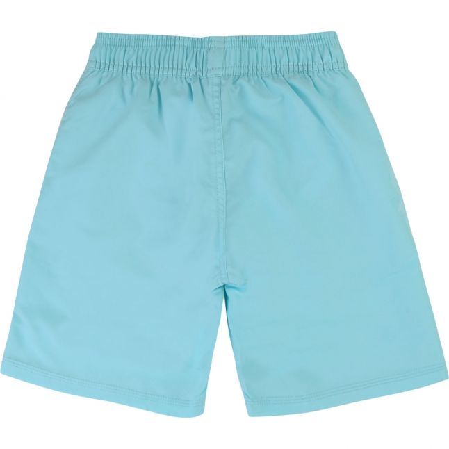 Boys Turquoise Branded Swim Shorts