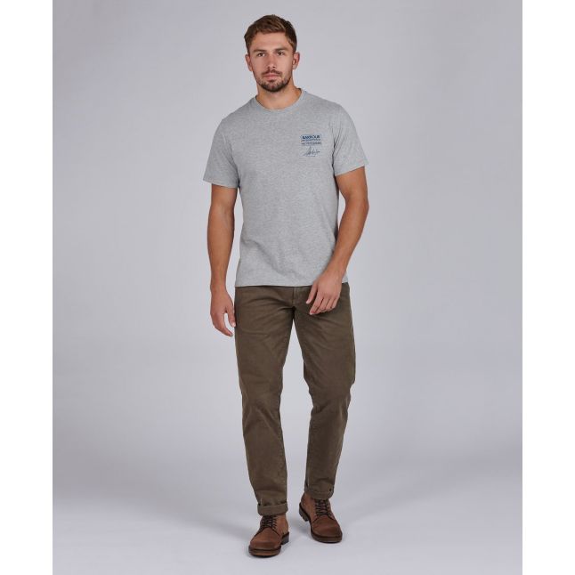 Mens Grey Marl Signature S/s T Shirt