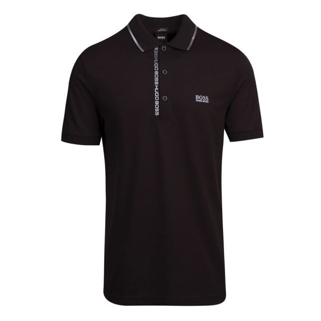 Athleisure Mens Black Paule 4 S/s Polo Shirt