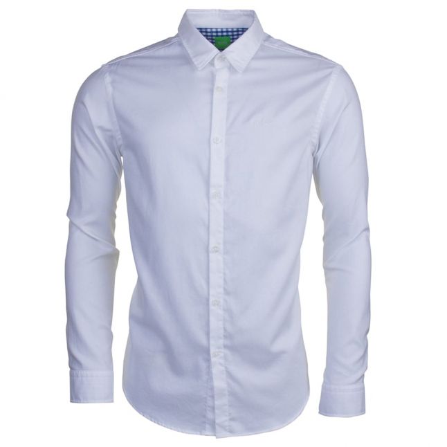 Mens White C-Buster L/s Shirt