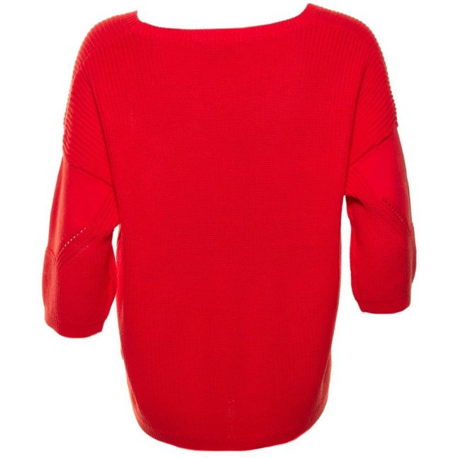 Womens Riot Red Rimsky Knits Jumper