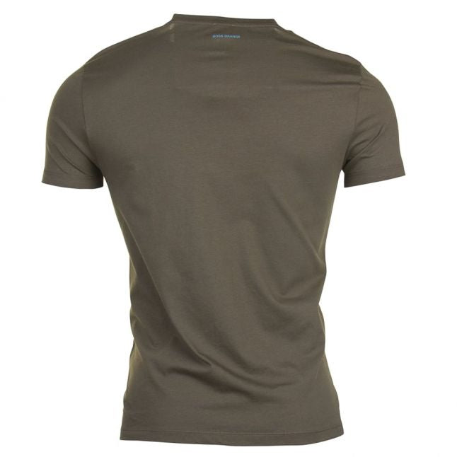 Mens Dark Green Tacket S/s Tee Shirt