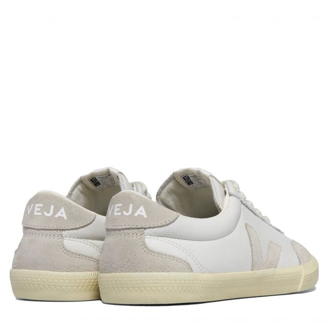 Womens White/Natural Volley Trainers