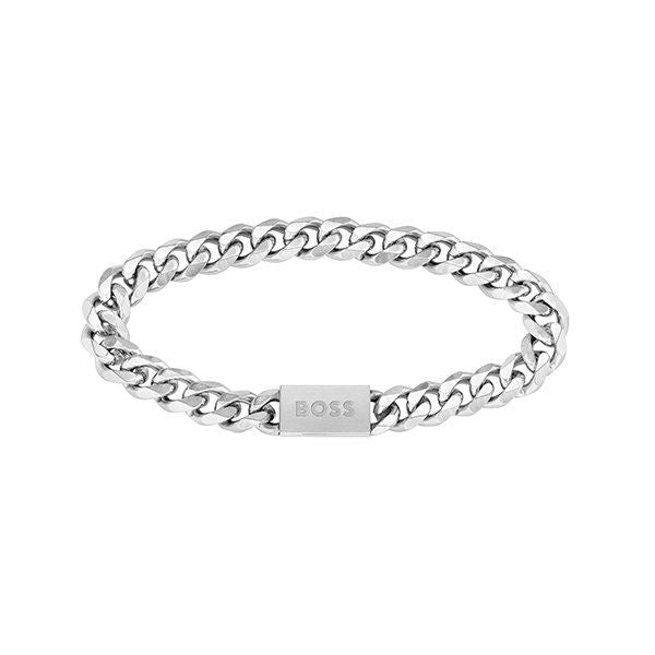 Mens Silver Chain Link Bracelet