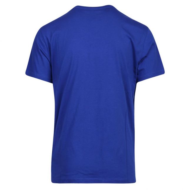 Mens Medium Blue Beach Regular Fit S/s T Shirt