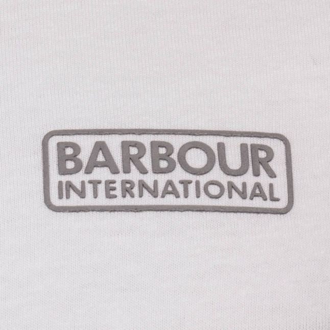 Mens White International Small Logo S/s T Shirt