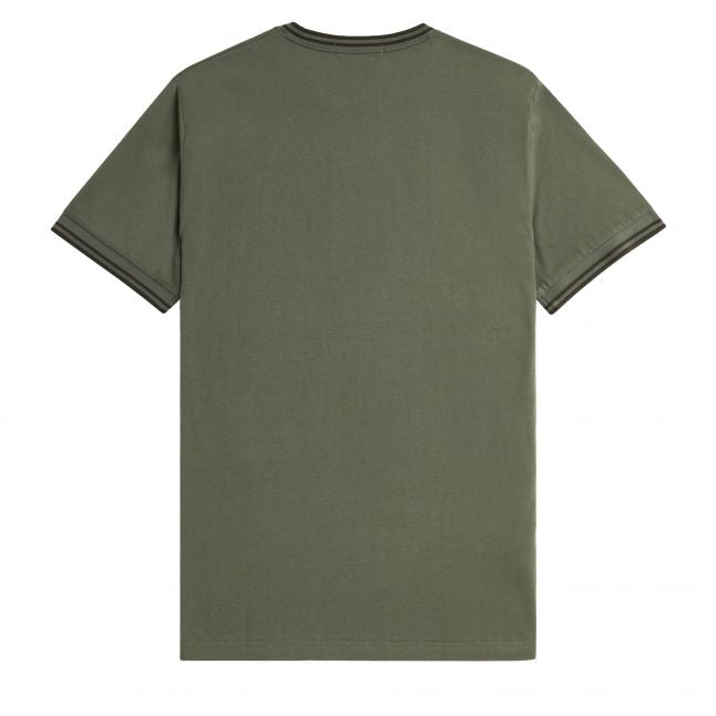 Mens Laurel Green/Night Twin Tipped S/s T Shirt