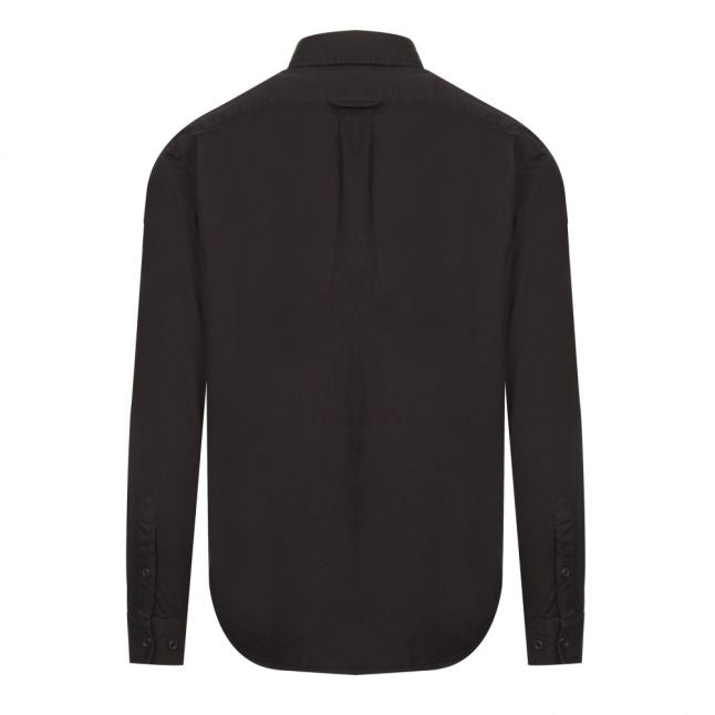 Mens Black Pitch L/s Shirt