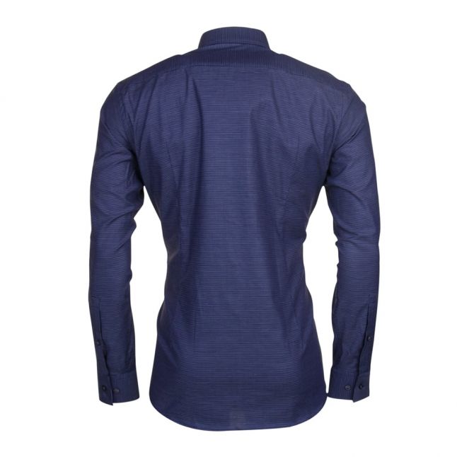 Mens Navy C-Jason Slim Fit L/s Shirt