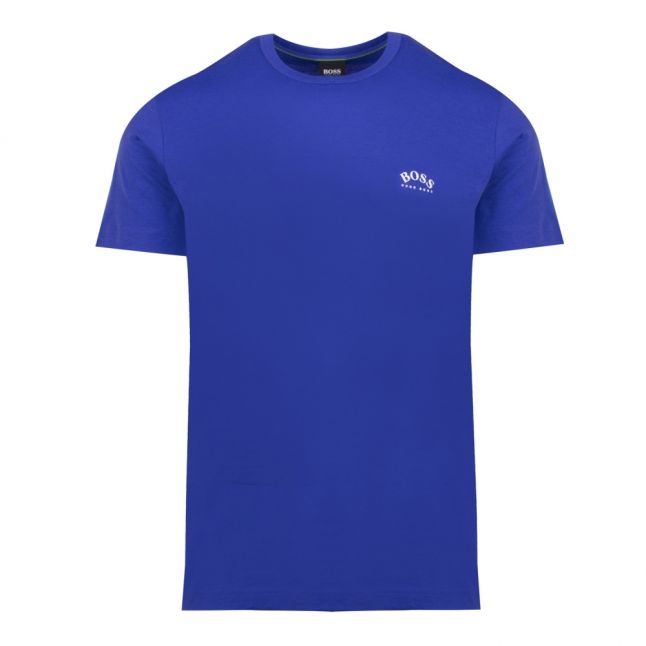 Athleisure Mens Medium Blue Tee Curved S/s T Shirt