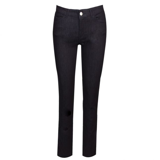 Womens Dark Blue J18 High Rise Slim Fit Jeans