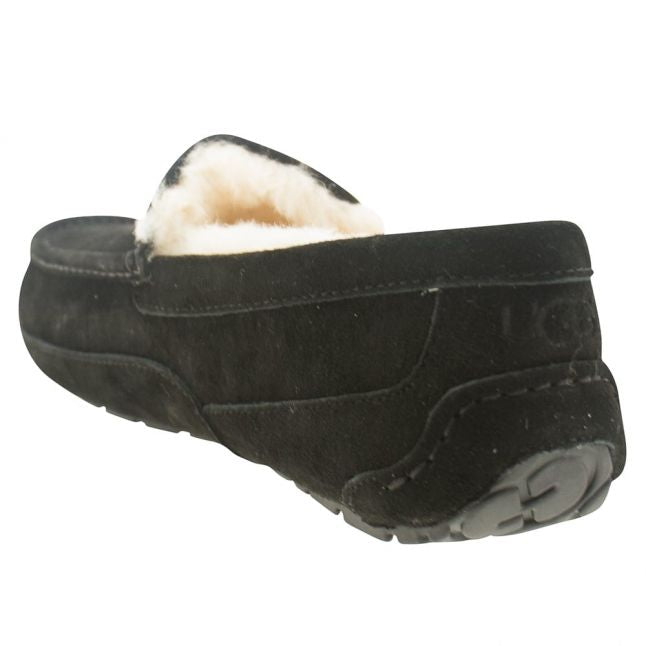 Mens Black Ascot Slipper