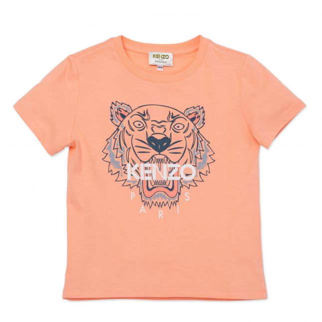 Girls Salmon Tiger S/s T Shirt