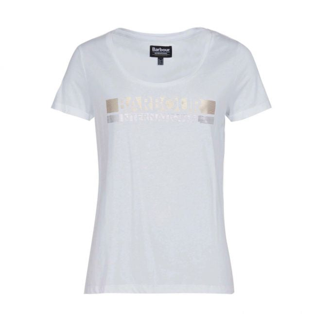 Womens White Baseline S/s T Shirt