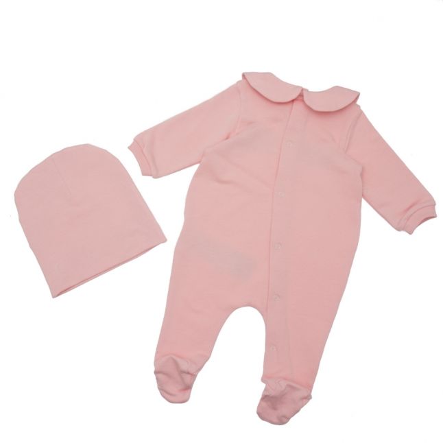 Girls Sugar Rose Babygrow & Hat Gift Set