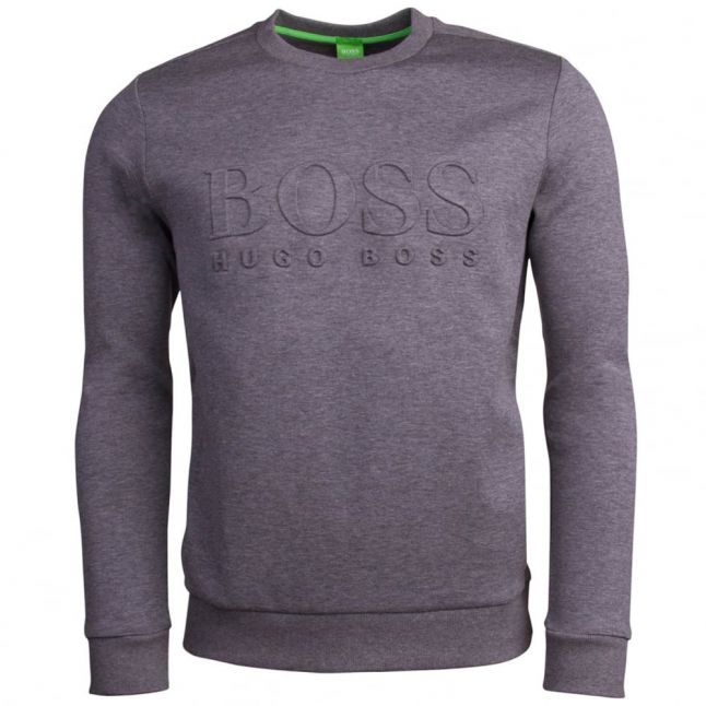 Mens Medium Grey Salbo Crew Sweat Top