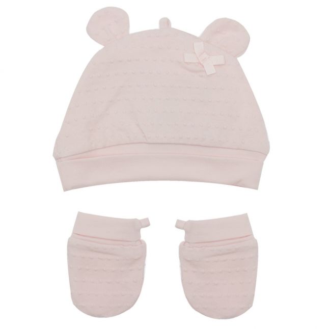 Baby Rose Soft Hat & Mittens