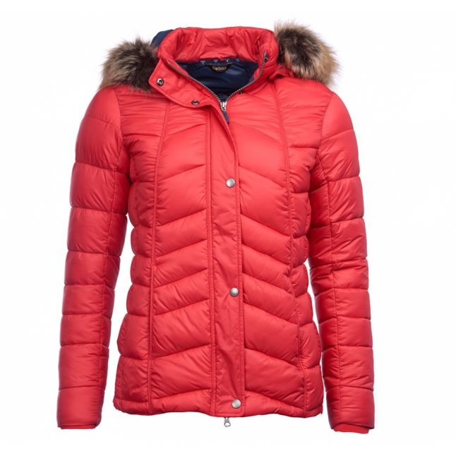 Lifestyle Womens Reef Red Bernera Quilted Jacket