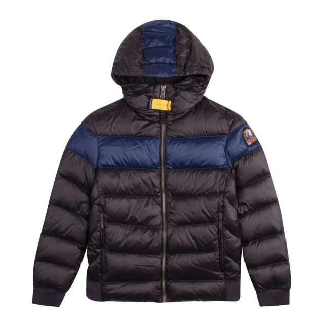 Boys Pencil/Blue Bristol Padded Hooded Jacket