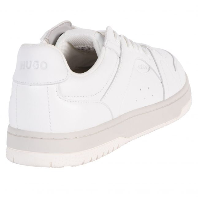 Mens White Hadrian_Tenn Trainers