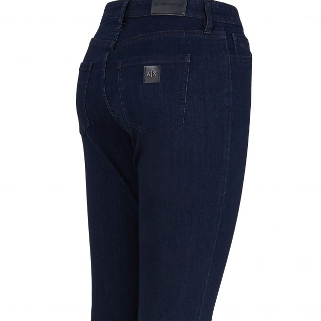 Womens Indigo Cigarette Fit Jeans