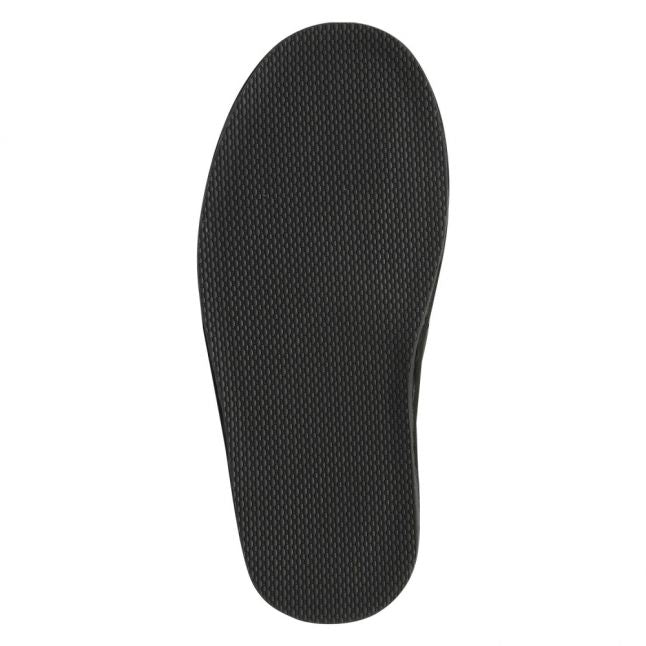 Mens Black Home Suede Slippers