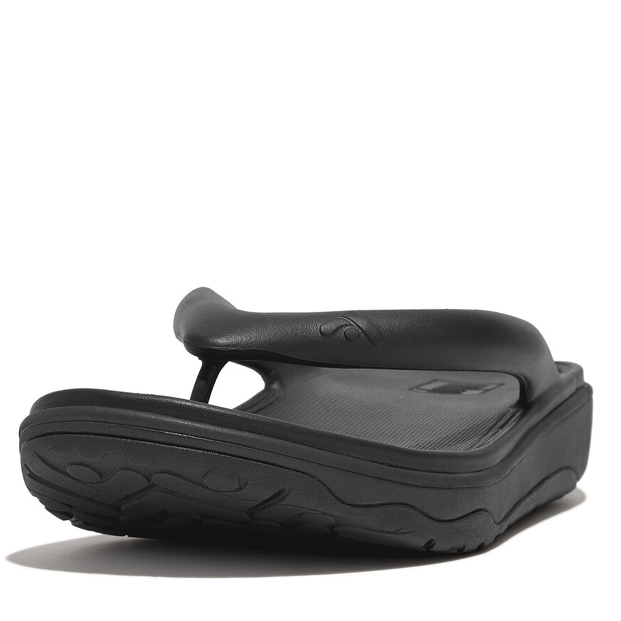 Womens FitFlop Black Relieff Recovery Sandals