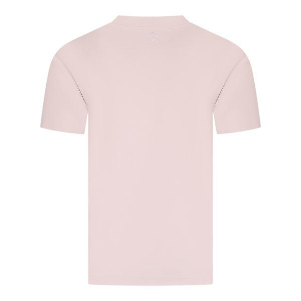 Mens Aluminium/Mud Pink Block Print S/s T Shirt