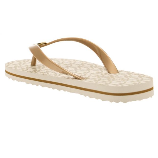 Womens Vanilla MK Flip Flops