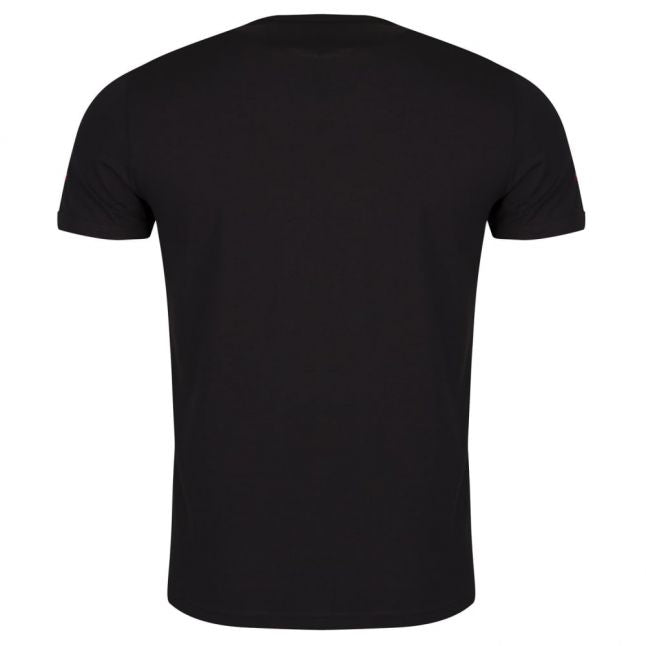 Mens Black Arm Logo S/s T Shirt