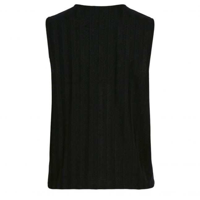 Womens	Black Beauty Vilucea Knit Co-ord Vest Top